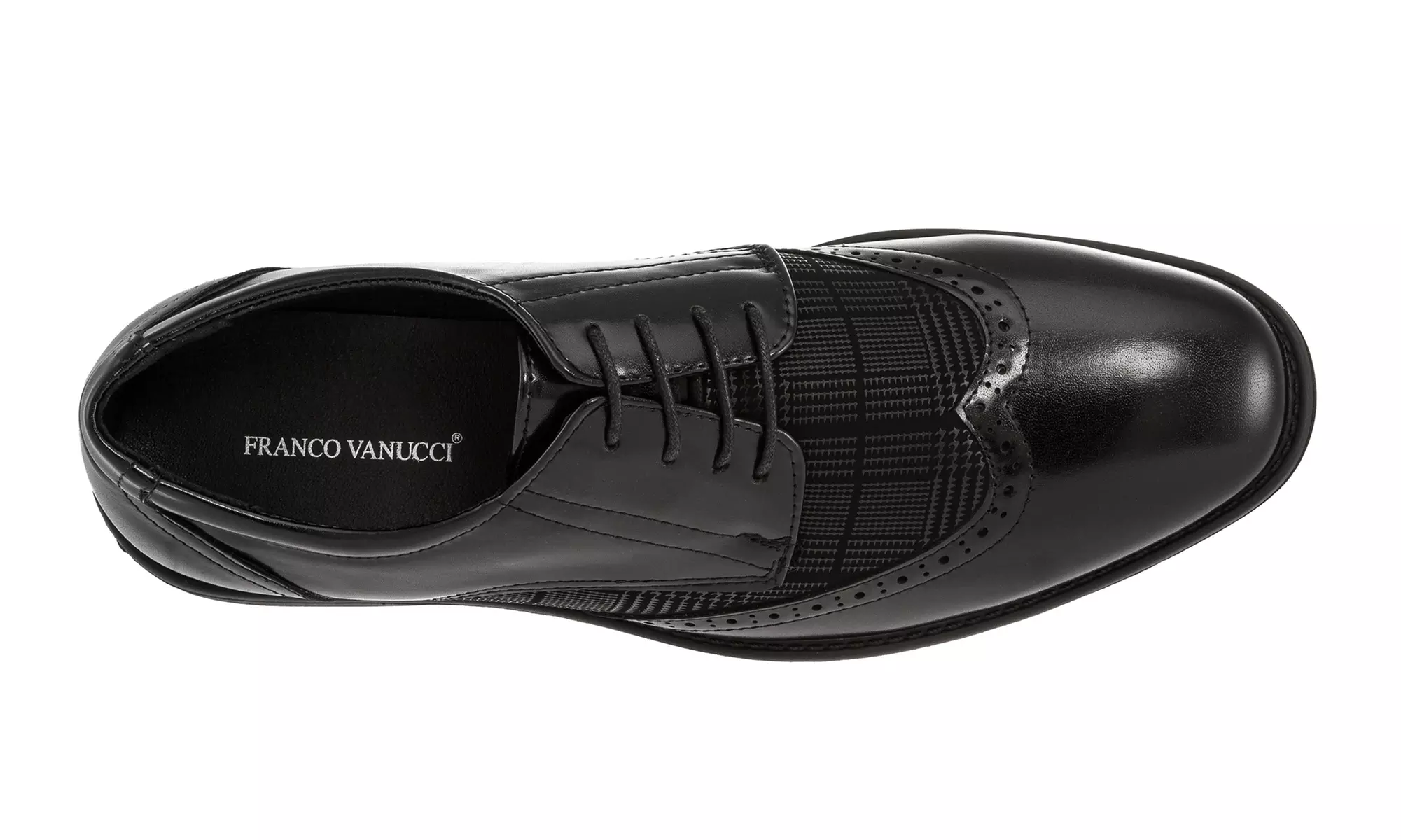 Franco Vanucci Men's Wingtip Lace-up Dress Shoes