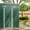Image 14: Outdoor Garden Compact Metal Storage Shed