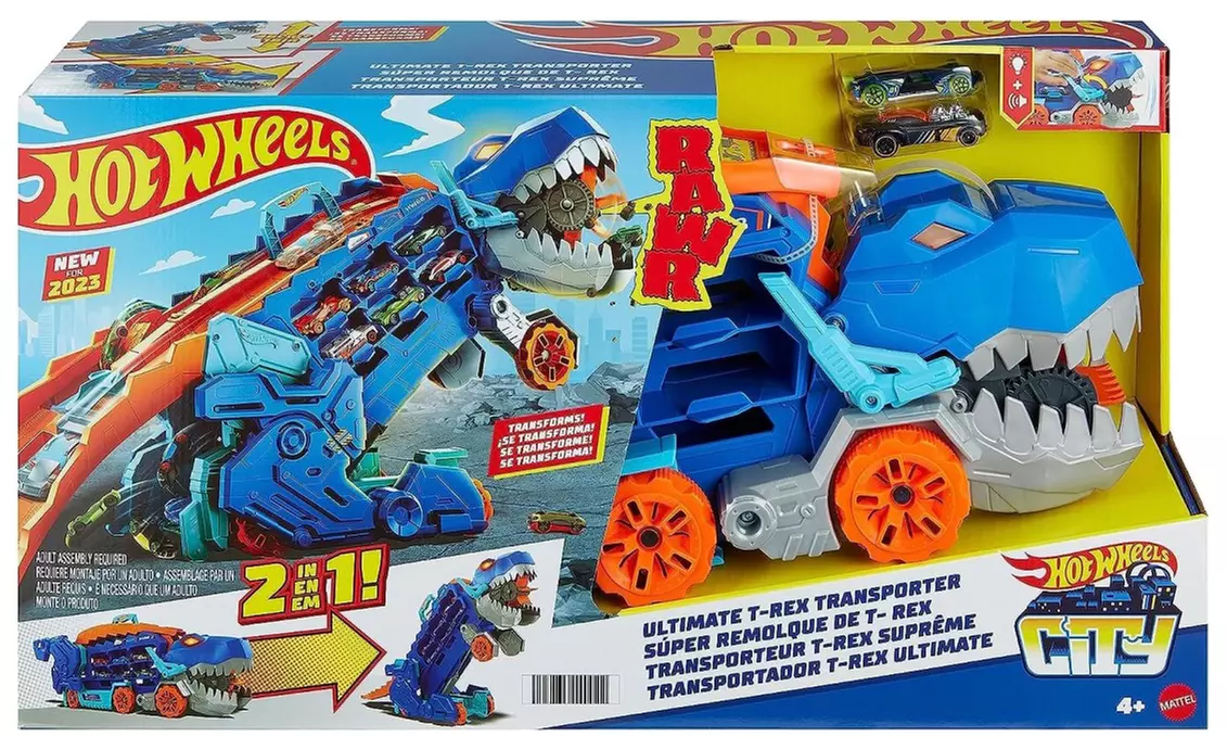 Mattel Hot Wheels City Ultimativer T-Rex Transporter - Second Medium