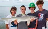 Experience 2- or 3-Hr Kid's Fishing Trip/4-Hr Large Shark Trips+ Tarpon (up to 6)  (Up to  20% Off)