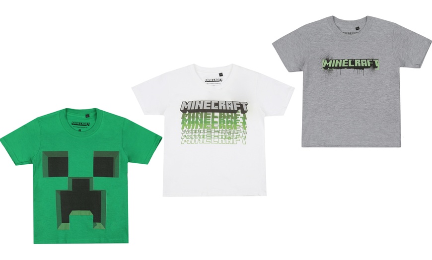 Image 1: Minecraft Kids' T-Shirt