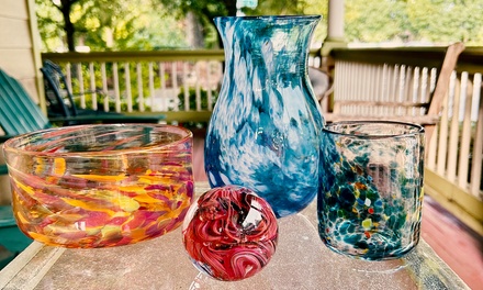 Vase or Bowl Glassblowing Class for Up to Two People - Janke Glassblowing Studio