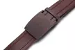Mio Marino Men's Casual Stitched Leather Ratchet Belt w/ LINXX Buckle Design - Second Medium
