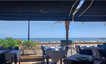 Para 2 personas: menú mediterráneo con 1 entrante, 2 principales, 1 postre y 2 bebidas - L’Arrel del Port