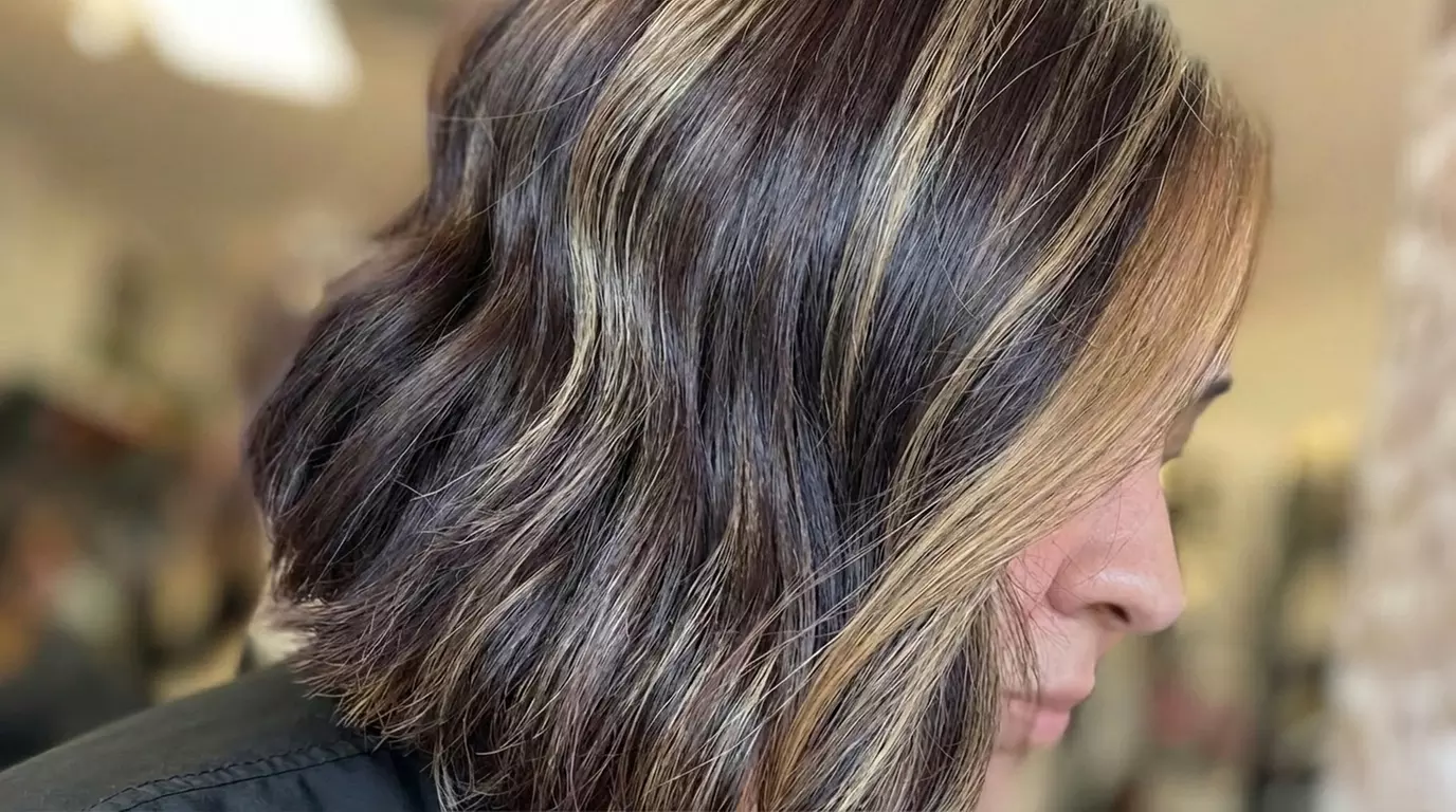 Style Up: Root Touch-up & Blowdry or Partial Highlight & Toner Options