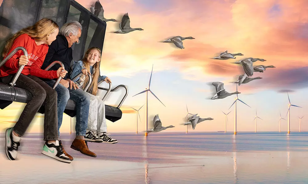 Ontdek Nederland vanuit de lucht in een meeslepende 5D belevenis