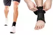 Ankle Brace Support Plantar Fasciitis Lace Up Stabilizer Sprain Wrap Pain Relief - Second Medium