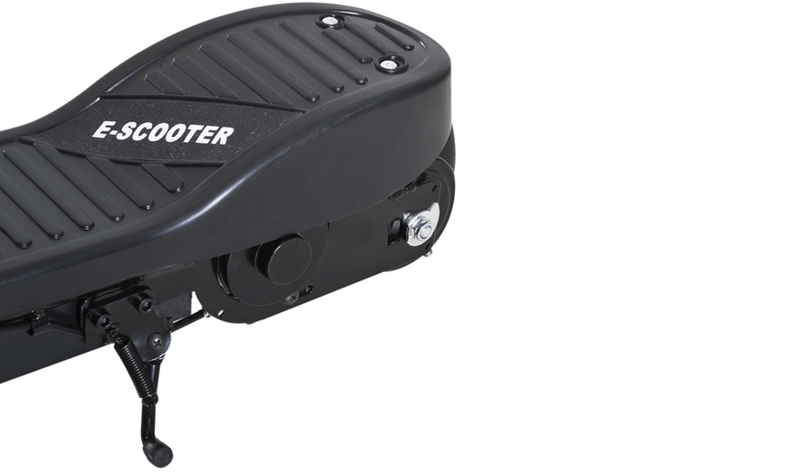 Image 4: HomCom Foldable Kid's Electric Scooter in Black