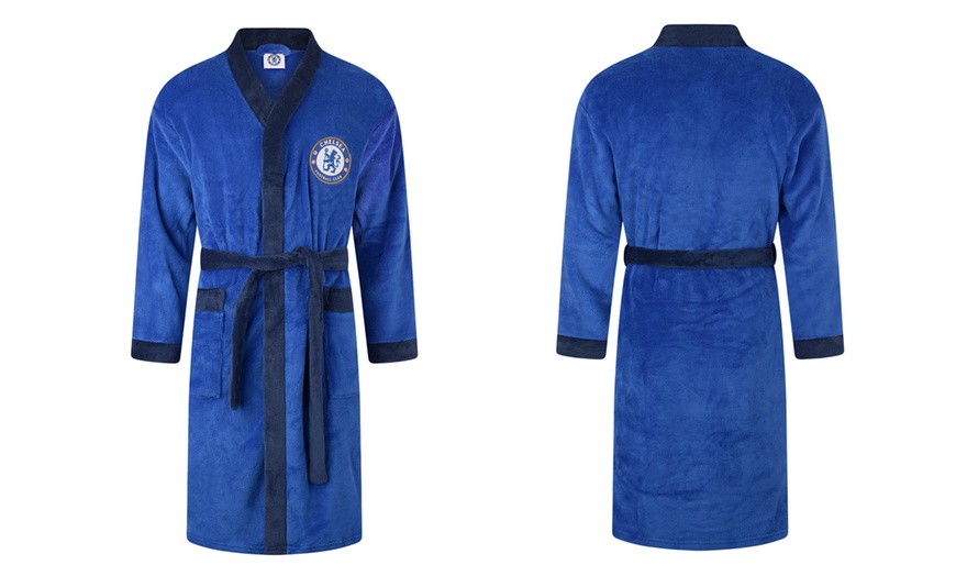 Image 3: Men's Football Dressing Gown