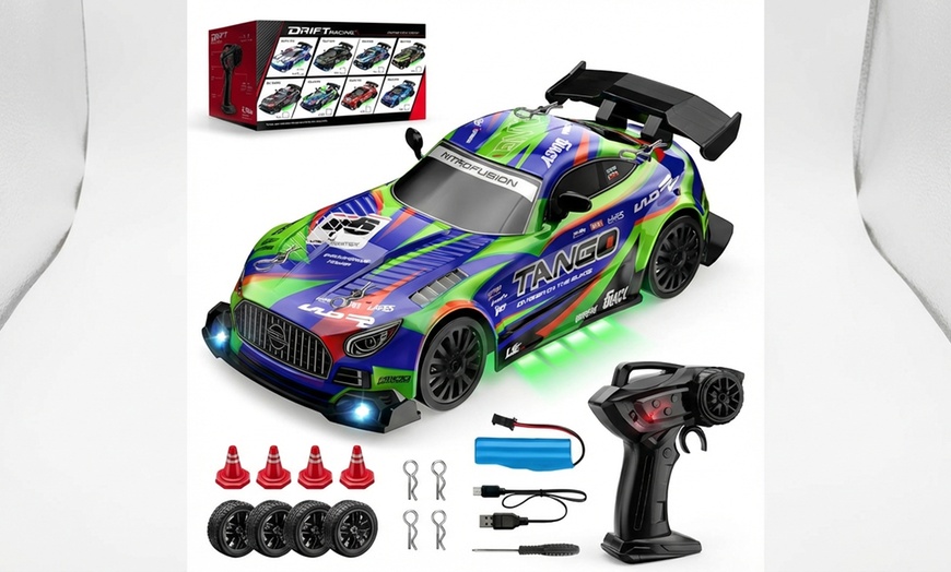 Image 6: 4WD Remote Control Drift Car – 2-Speed Racing Toy