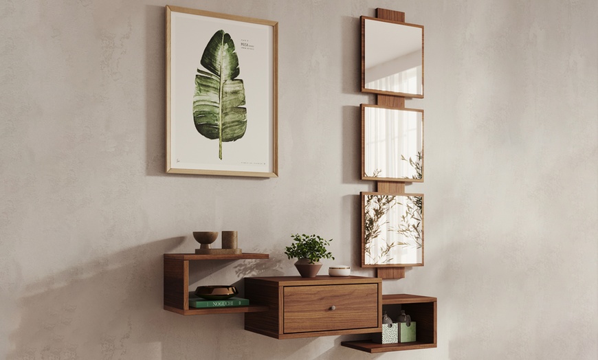 Image 1: Meuble d'entrée "Neo" avec tiroir et miroir
