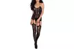 1x oder 2x Damen-Bodystocking in Schwarz mit offenem Schritt im Modell nach Wahl, inkl. Versand EU Size 34-42 - Second Medium