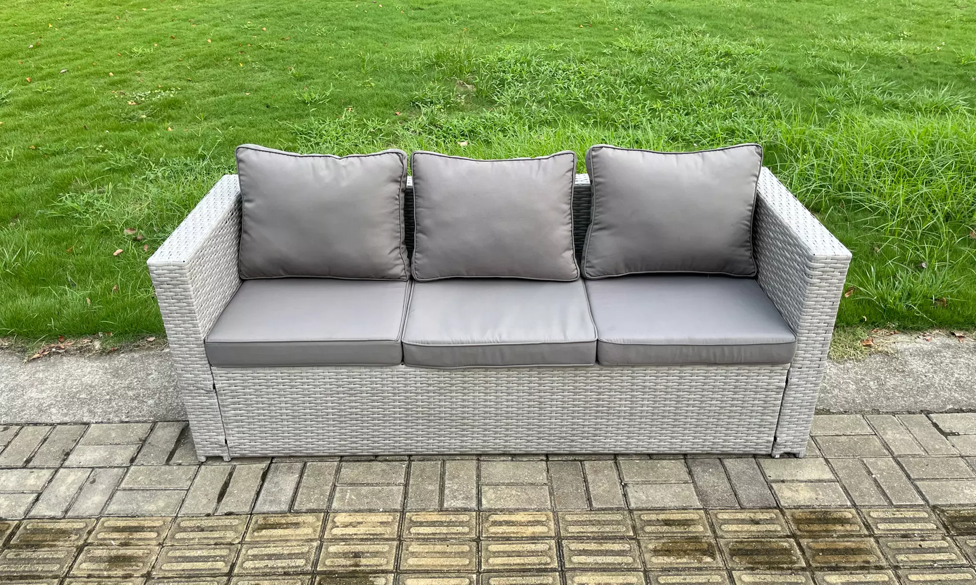 Rattan Effect Garden Furniture Set