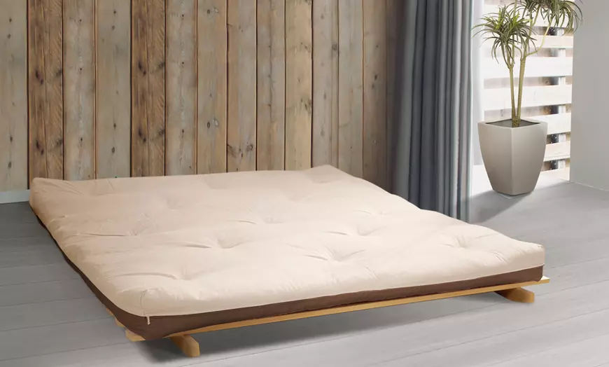 Image 18: Futon Frame and Mattress