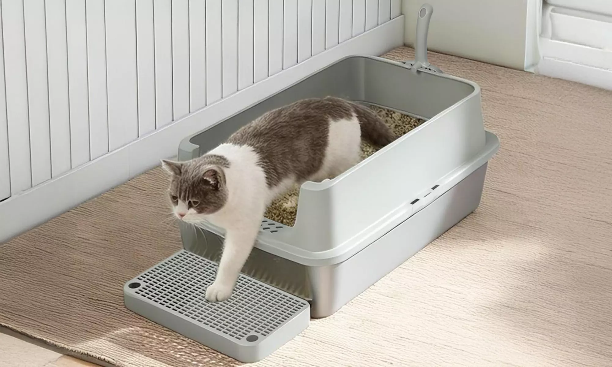 Skylos Stainless Steel Cat Litter Box Series