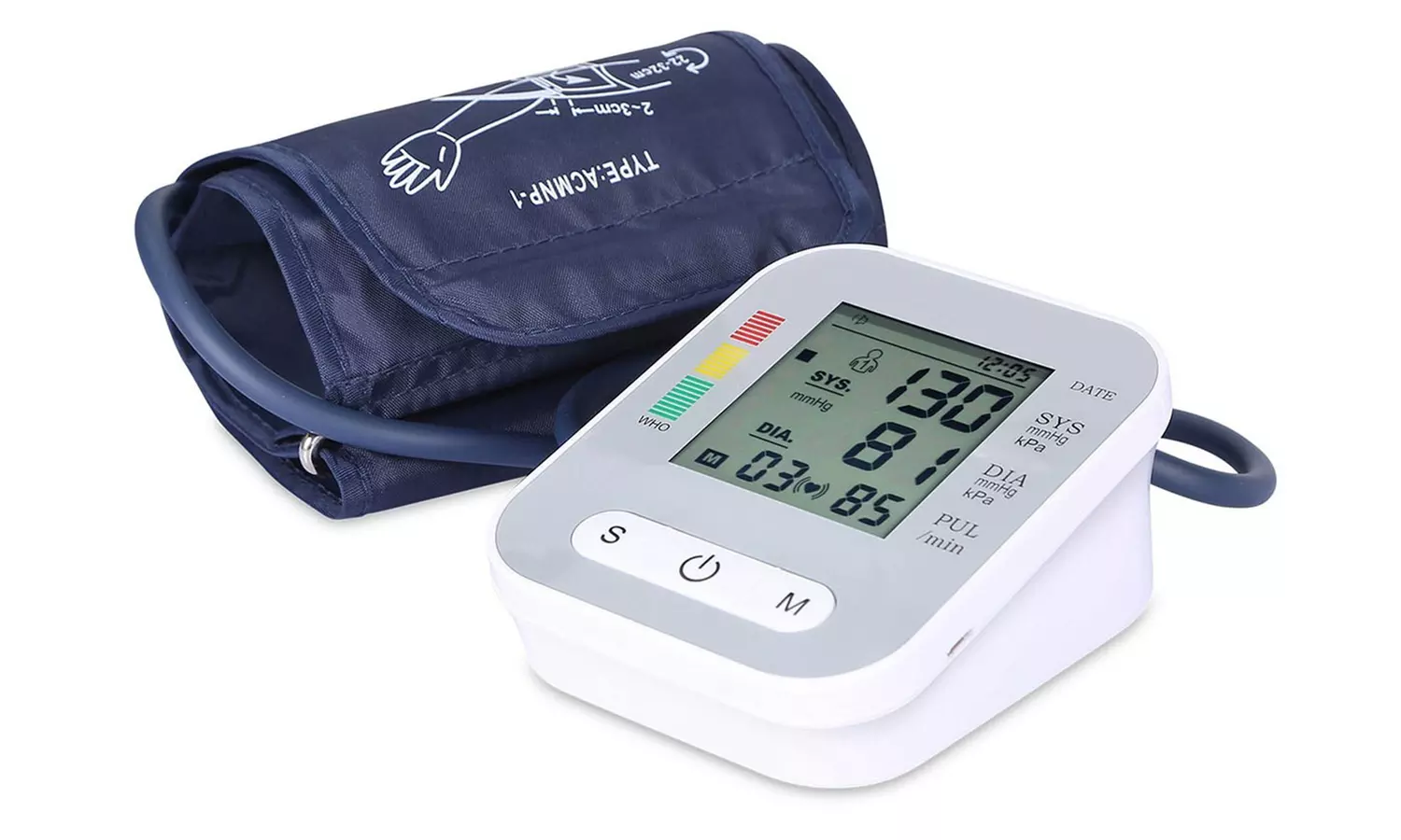 iMounTEK Digital Blood Pressure Monitor with LCD Display and Voice Alerts