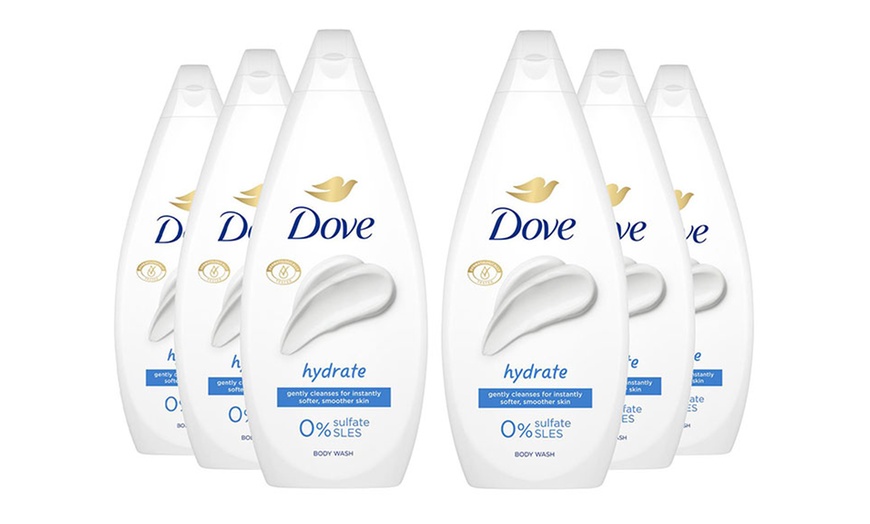 Image 3: Three- or Six-Pack Dove Body Wash 0% Sulfate SLES 720ml