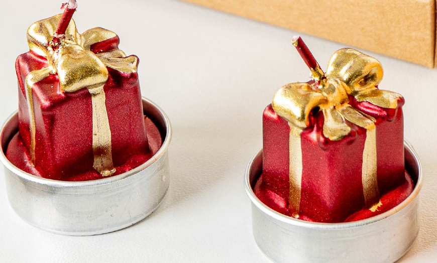 Image 5: Lot de 18 bougies décoratives de Noël, design festif 3D