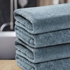 Image 1: Pack of Four Egyptian Cotton 550gsm Bath Towels
