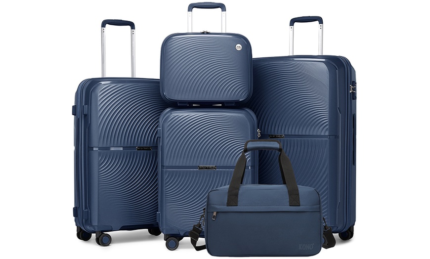 Image 6: Hard Shell Suitcases and Travel Bag Set