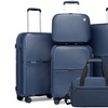 Image 6: Hard Shell Suitcases and Travel Bag Set