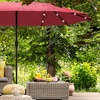 Image 2: Outsunny 4.4m Double-Sided Sun Umbrella Garden Parasol