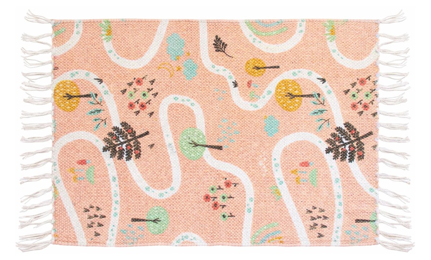 Image 3: Completo lenzuola per bambini e/o tappeto in cotone riciclato