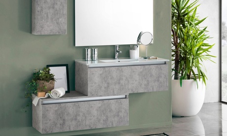 Composizione di 6 pezzi Perth TFT Home Furniture per il bagno, disponibile in vari colori