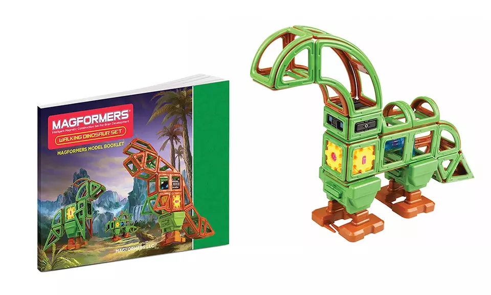 Magformers Magnetic Dinosaur Construction Sets (55-, 65-, or 81-Piece) - Second Medium
