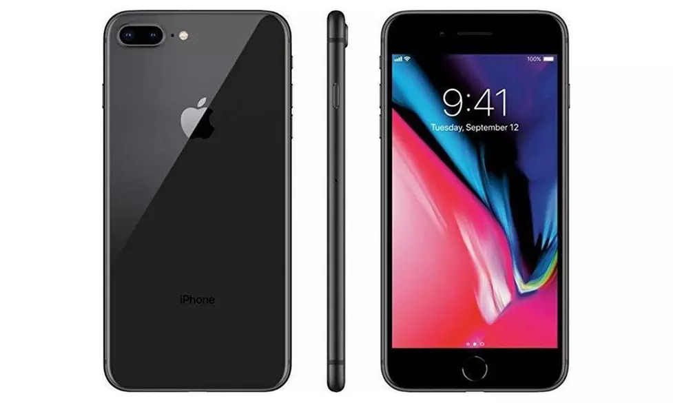 Apple iPhone 8 (At&T) 4.7" Smartphone 64GB Flash iOS Black - Refurbished - Primary Image