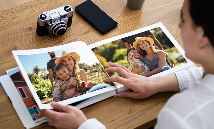 Image 4: Personalized A4 Hardcover Photo Book with Vibrant Colors & Layouts