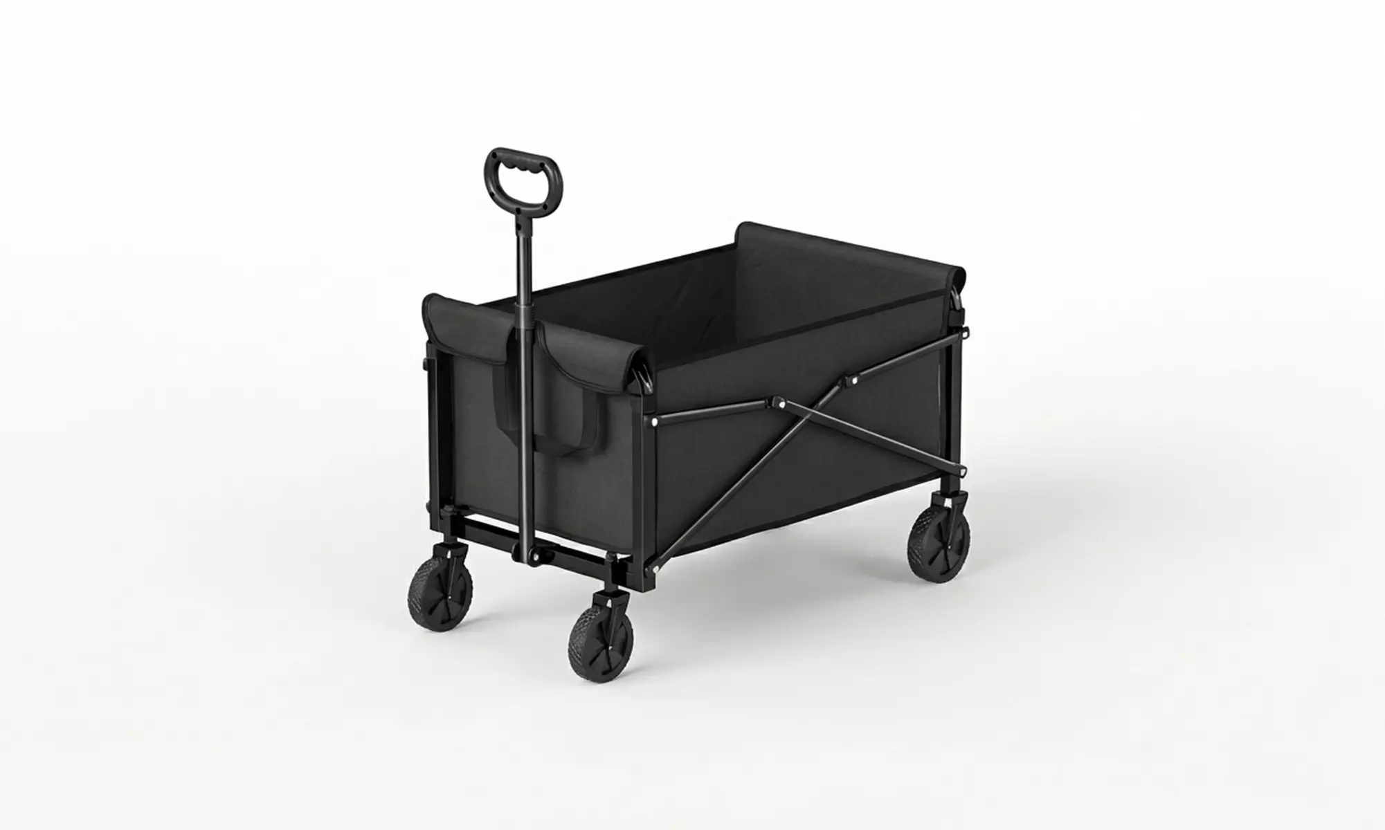 Outsunny Foldable Festival Trolley Cart with 80L Capacity