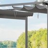 Image 4: Pergola with Retractable Sun Shade Canopy