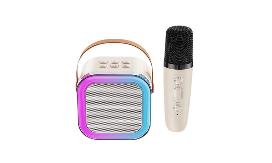 Image 2: Wireless Portable Mini Karaoke Machine