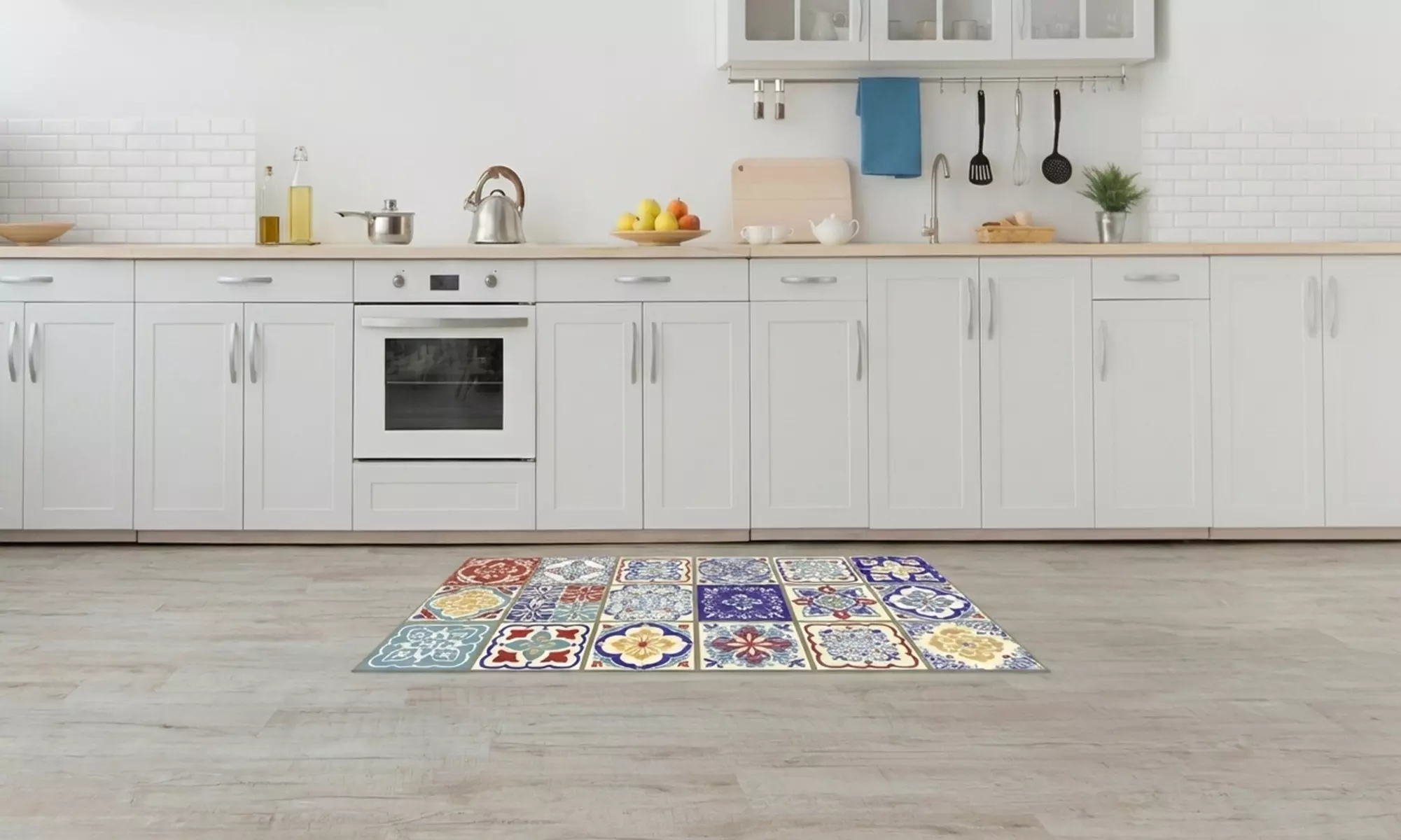 Tapis de cuisine antidérapant et antitache