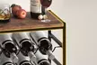 Levede 30 Bottle Industrial Wine Rack with Wooden Top Shelf - Image 4