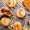 Image 2: Delight w/ Burger Combo with Small Chips & Drink for 1, 2 or 4 People 