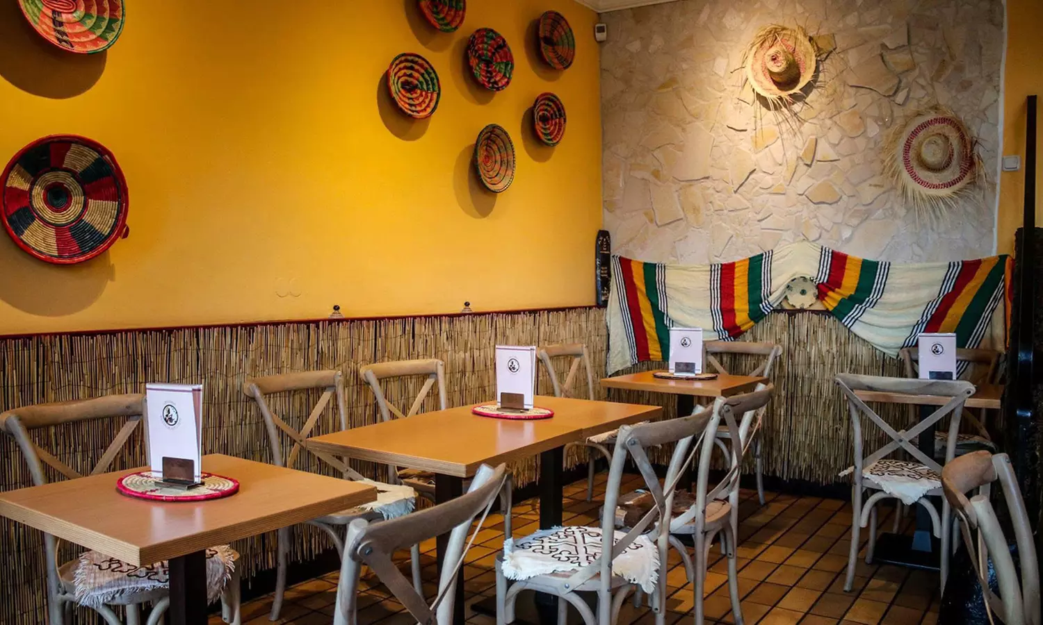 Äthiopisches 2-Gänge-Menü für 1, 2 oder 4 Personen