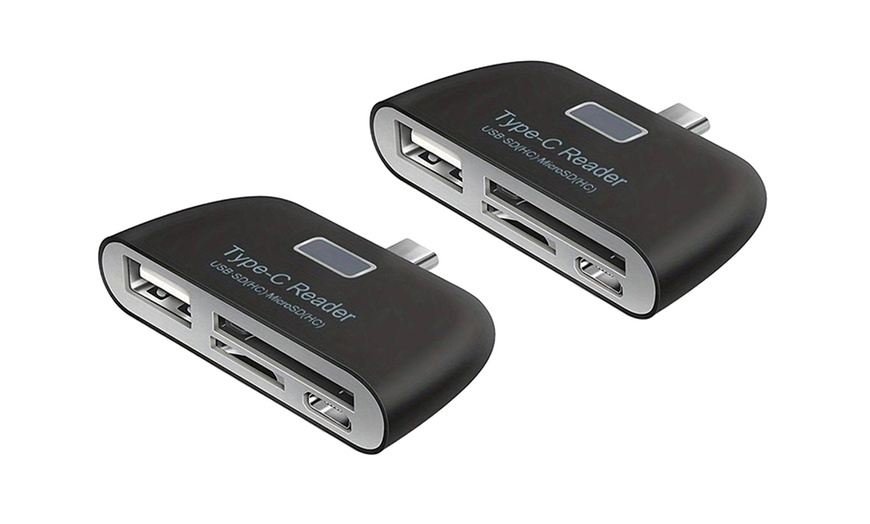 Image 2: Multifunctional Smart 4-in-1 USB Type C Adaptor
