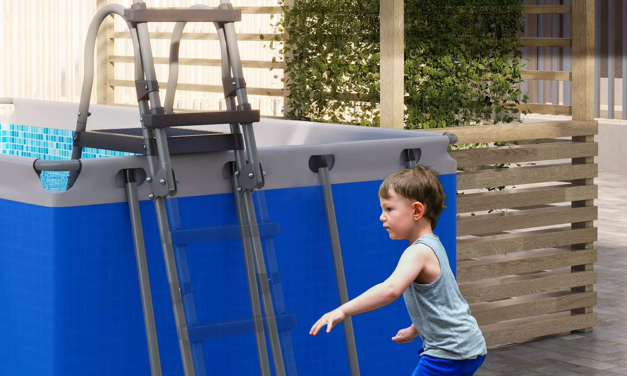 Outsunny Ground Swimming Pool