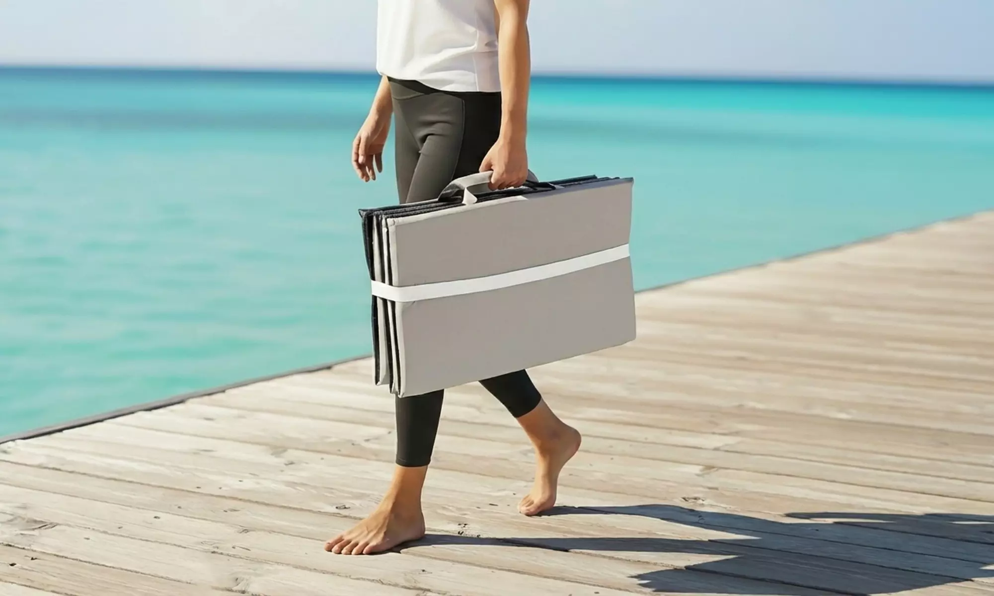 Opvouwbare ligmatten voor buiten, waterdicht en zandbestendig