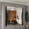 Image 9: Slidingwardrobe4u Bali Sliding Wardrobe with Curved Mirror