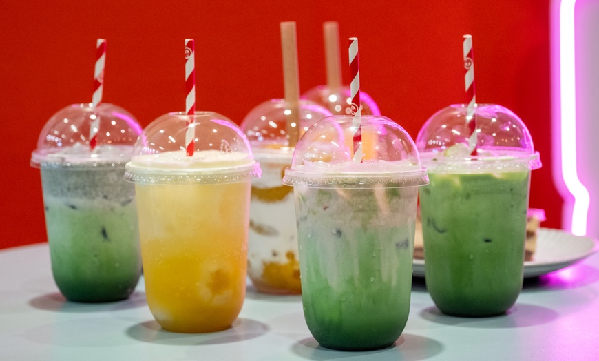 Image 6: Enjoy a Signature Drink or Light & Chewy Japanese Mochi Donuts!