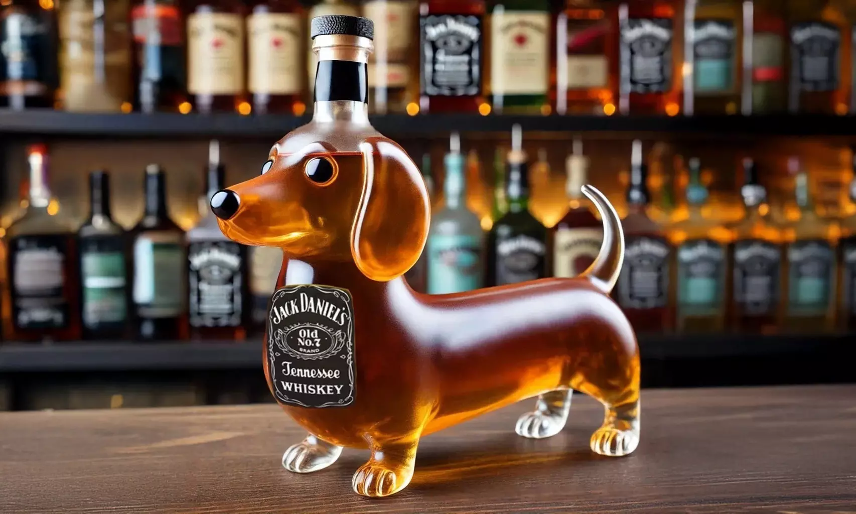 Dachshund-Shaped Whiskey Decanter in Five Stylish Models