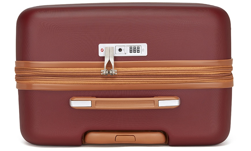 Image 9: Kono Hard Shell Suitcase One or 3-Piece Set