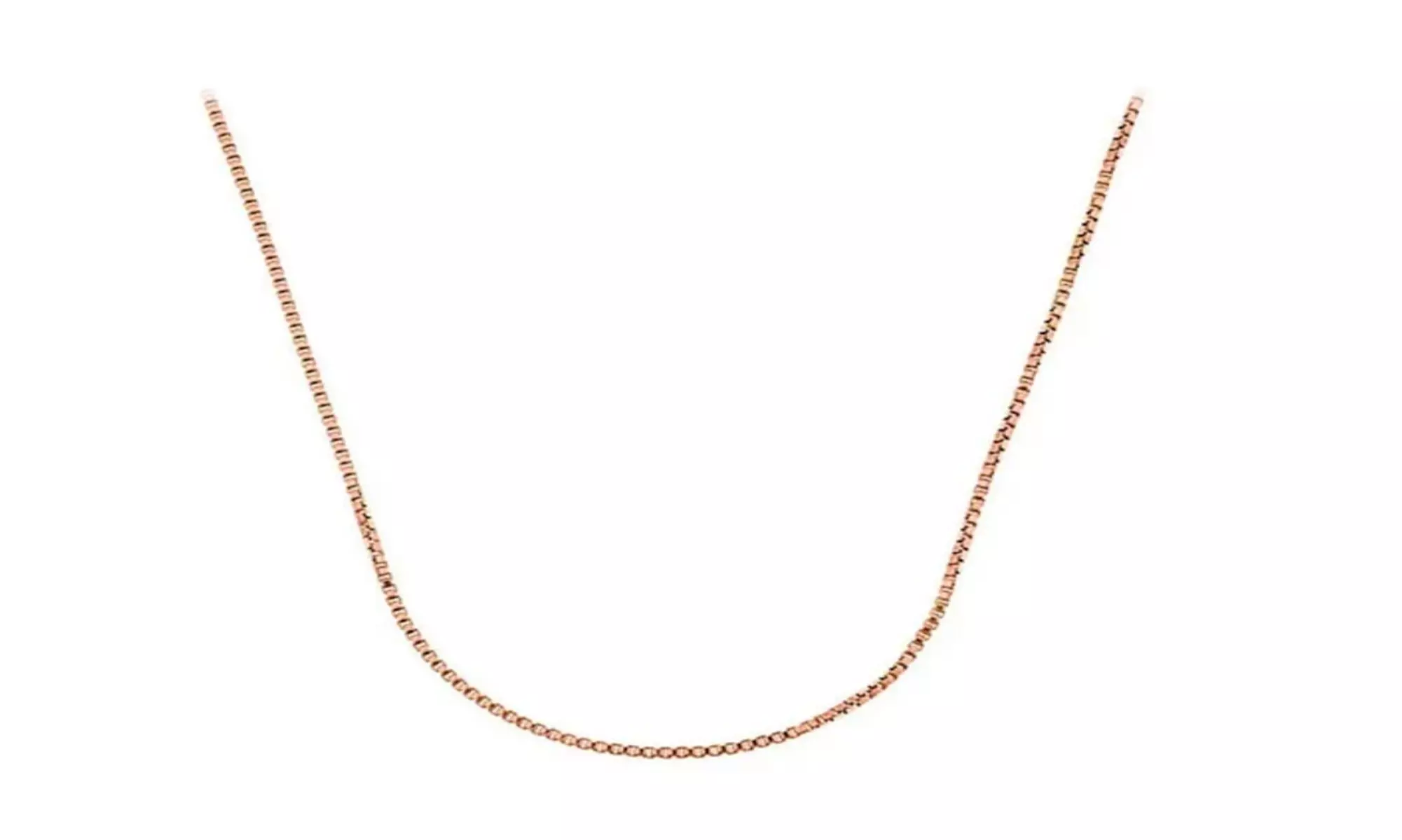 Sterling Silver 1MM Box Chain Necklace – Chamonix Jewelry
