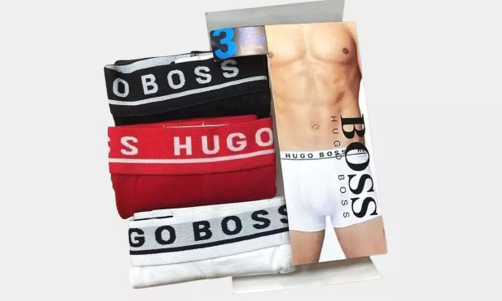 Pack di 3 boxer da uomo di Hugo Boss