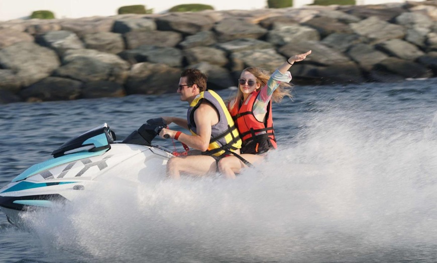 Image 2: Discover Dubai's Waters w/ 30, 45, 60 or 90-Min Jet Ski Rental Up to 2
