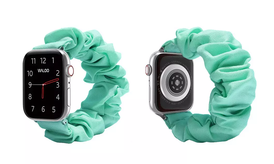 Waloo Elastic Scrunchie Band for All Apple Watch Series