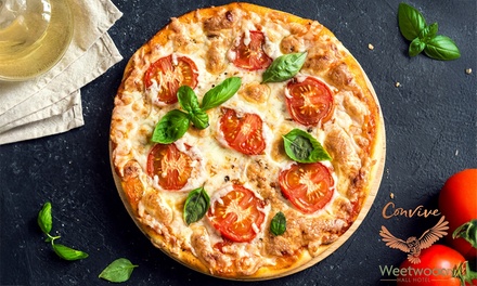 For Two - 2 Pizzas & Bottle of Prosecco - Convive Restaurant at Weetwood Hall